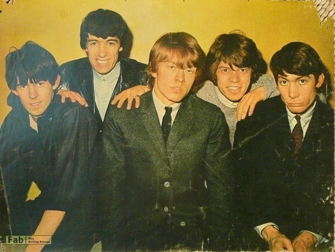 THE ROLLING STONES; FAB-lehden fanikuva. 60-luku
