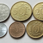 1 p - 1 mk, circ,  v. 1971 - pikkukuva 2
