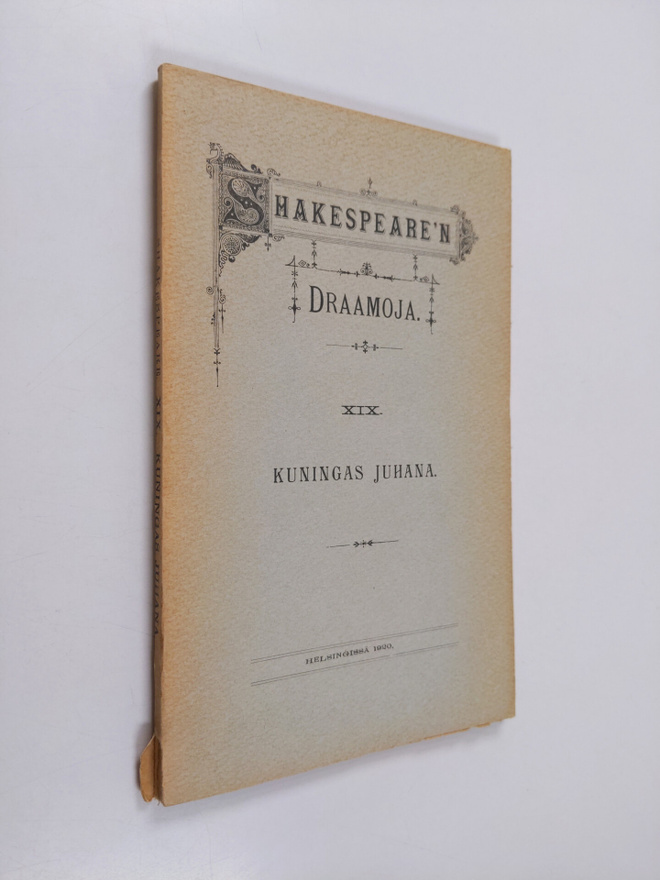 William Shakespeare : Kuningas Juhana