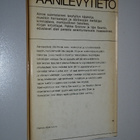 Gronow - Saunio: Äänilevytieto (1.p. 1970, kp) lp-levy - pikkukuva 2