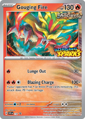 Gouging Fire SVP 151 - Black Star Promo - NM/M