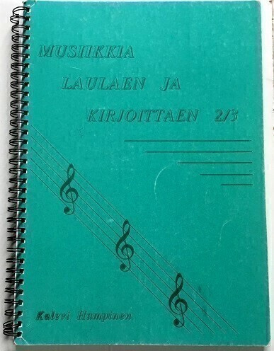 Musiikkia laulaen ja kirjoittaen 2/3