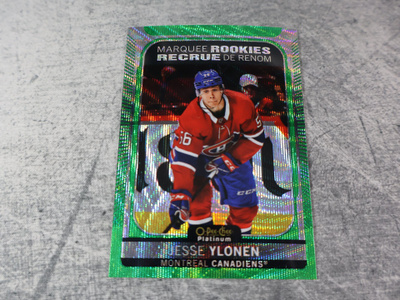 Jesse Ylönen 2021-22 OPC Platinum Emerald Surge