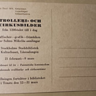 Vanha Tivoli-esite, nurkassa akrobaatit, näyttelypk, ei p. - pikkukuva 2