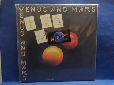 WINGS - VENUS AND MARS EX/EX- ITALY -75 PRESS LP