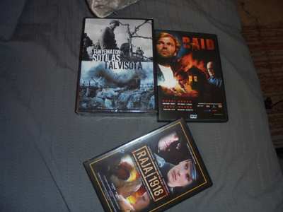 DVD Raja 1818 + Raid+Tuntematon sotila+Talvisota