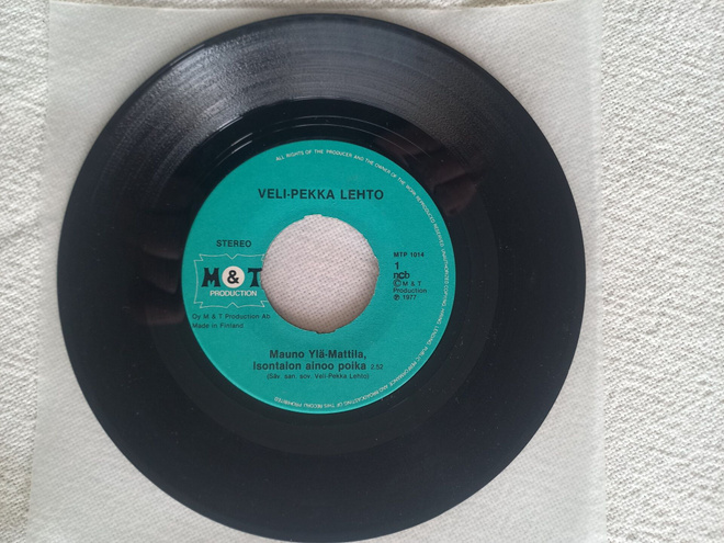 Single VELI-PEKKA LEHTO  – MTP 1014