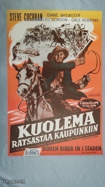 Kuolema ratsastaa kaupunkiin Vanha Elokuvajuliste