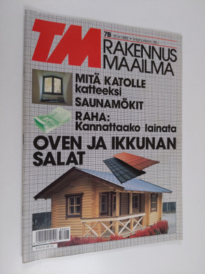 Tekniikan maailma 7B/1988 : rakennusmaailma