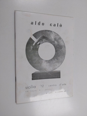 Aldo Calo : Sicilia '72 31 ottobre - 14 novembre 1974