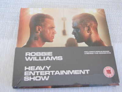 Robbie Williams Heavy entertainment show deluxe cd + dvd muo