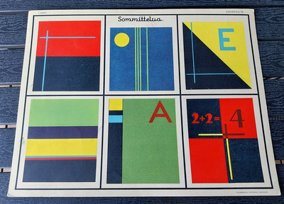 Opetustaulu Tilgmann n. 41,2 x 32,5 cm Sommittelua