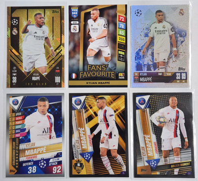 Kylian Mbappe Jalkapallokortit 6*MBAPPE