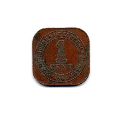 Malaya 1 cent 1941