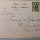 Lapsi itkee kaaduttuaan portaissa, vanha mv pk, p. 1904 - pikkukuva 2