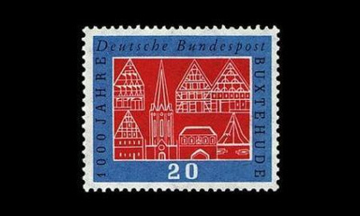 Saksa 312 ** Buxtehuden kaupunki 1000v (1959)