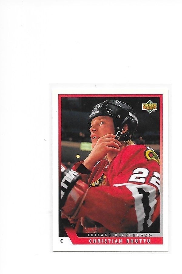 1993-94 Upper Deck #141 Christian Ruuttu Chicago ex- Ässät