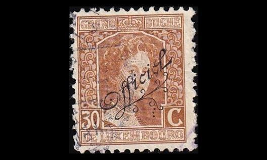 Luxemburg 98 o Virkamerkki 30 C (1915)
