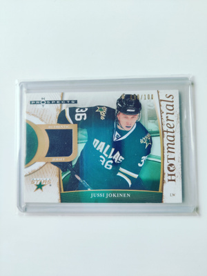 Jussi Jokinen 07-08 Fleer Hot Prospects Hot Materials /100