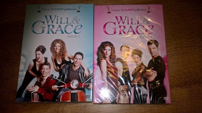 Will & Grace kausi 1 & 2  8 DVD