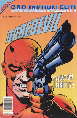 Sarjakuvalehti 1/1990 Daredevil (ensimmäinen numero)