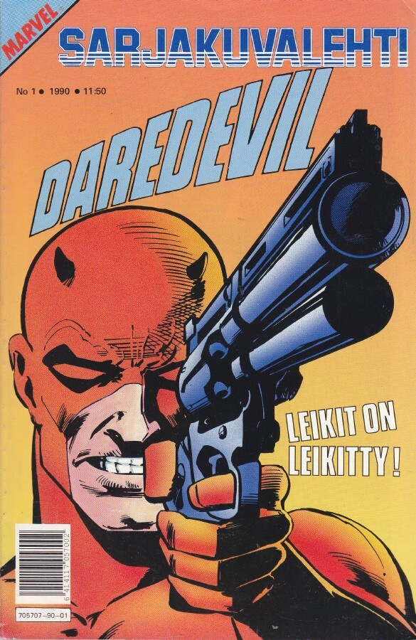 Sarjakuvalehti 1/1990 Daredevil (ensimmäinen numero)