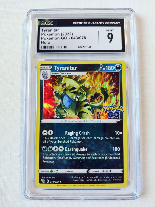 Tyranitar Pokemon GO 043/078 CGC 9