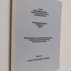 IPA Monograph Number 6 - Maintenance of the Psychoanalyti... - pikkukuva 1