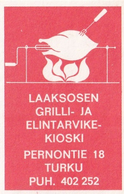 Turku. Laaksosen Grilli - ja elintarvikekioski  7/10