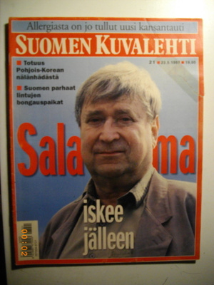 Suomen Kuvalehti Nro 21/1997. (9.11)