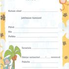 kirjetarvike ** Tervetuloa lastenkutsuille - erilaisia - pikkukuva 2