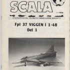 Fpl 37 VIGGEN i 1:48, Del 1, I ny scala 1/1986, IPMS Sweden - pikkukuva 1