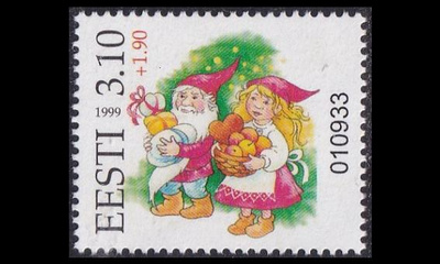 Eesti 361 ** Uudenvuoden arpajaiset (1999)