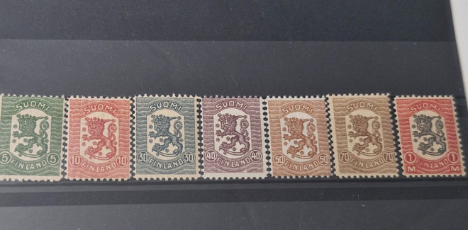 1918 VAASAN MALLI ** , LAPE 77 - 83