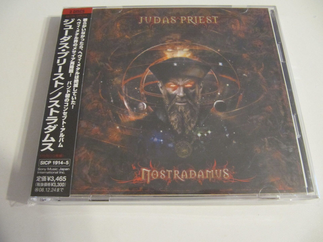 Judas Priest Nostradamus Japanilainen 2 * CD  OBI