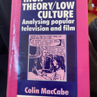 High Theory, Low Culture Ed. Colin McCabe - pikkukuva 1