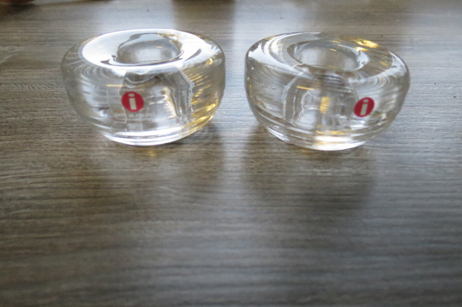 2 KPL IITTALA KYNTTILÄNJALKA MAARU, TAPIO WIRKKALA