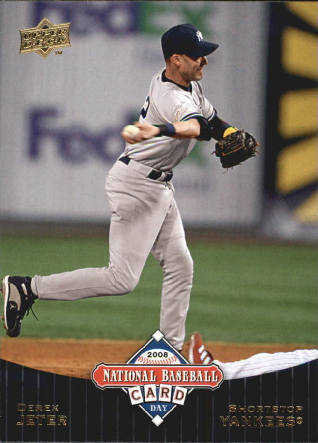 Derek Jeter 2008 Upper Deck National Baseball Card Day #UD10