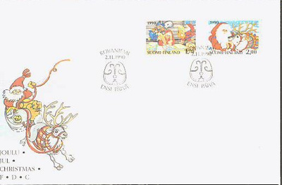 1990 joulu FDC