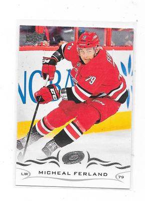 2018-19 Upper Deck #290 Michael Ferland Carolina Hurricanes
