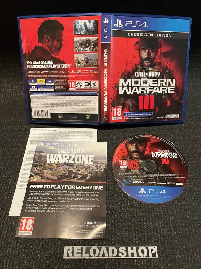 Call of Duty Modern Warfare III Cross Gen Edition PS4