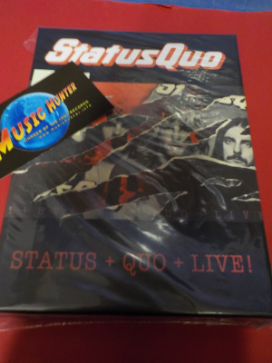 STATUS QUO - STATUS + QUO + LIVE! 4CD BOKSI