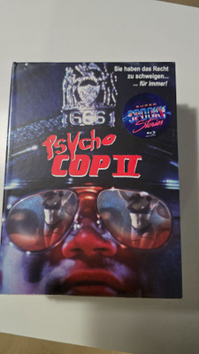 Psycho cop 2 .blu-ray.mediabook.uusi