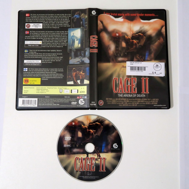 • DVD: Cage II: The Arena of Death (1994)