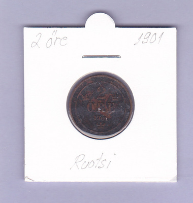 Ruotsi 2 Öre v.1901 KM#746