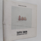 Taryn Simon : Taryn Simon : Fotografier och texter - pikkukuva 1