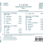 J.S.Bach : Violin Sonatas & Partitas for Solo Violin Vol.2 - pikkukuva 2