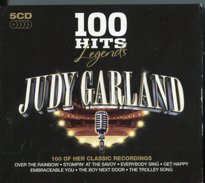 JUDY GARLAND . 5 CD-LEVYN BOXI . 100 HITS LEGENDS