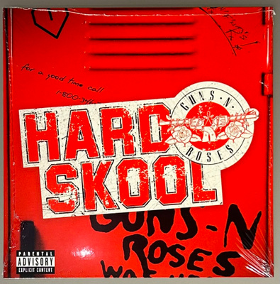 GUNS N’ ROSES : Hard Skool : 7” vinyl, uusi