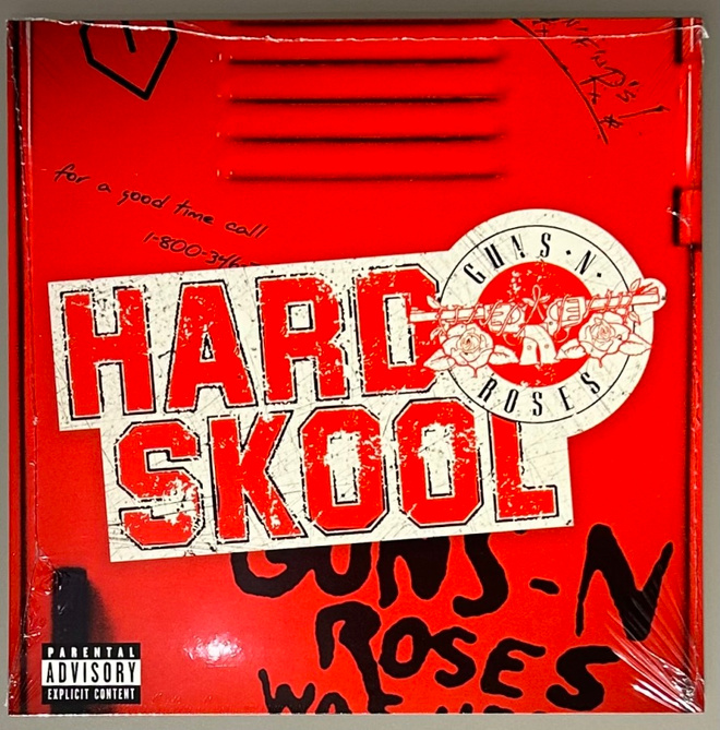 GUNS N’  ROSES : Hard Skool : 7” vinyl, uusi